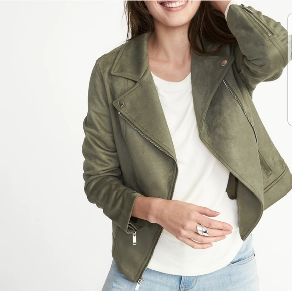 old navy suede jacket